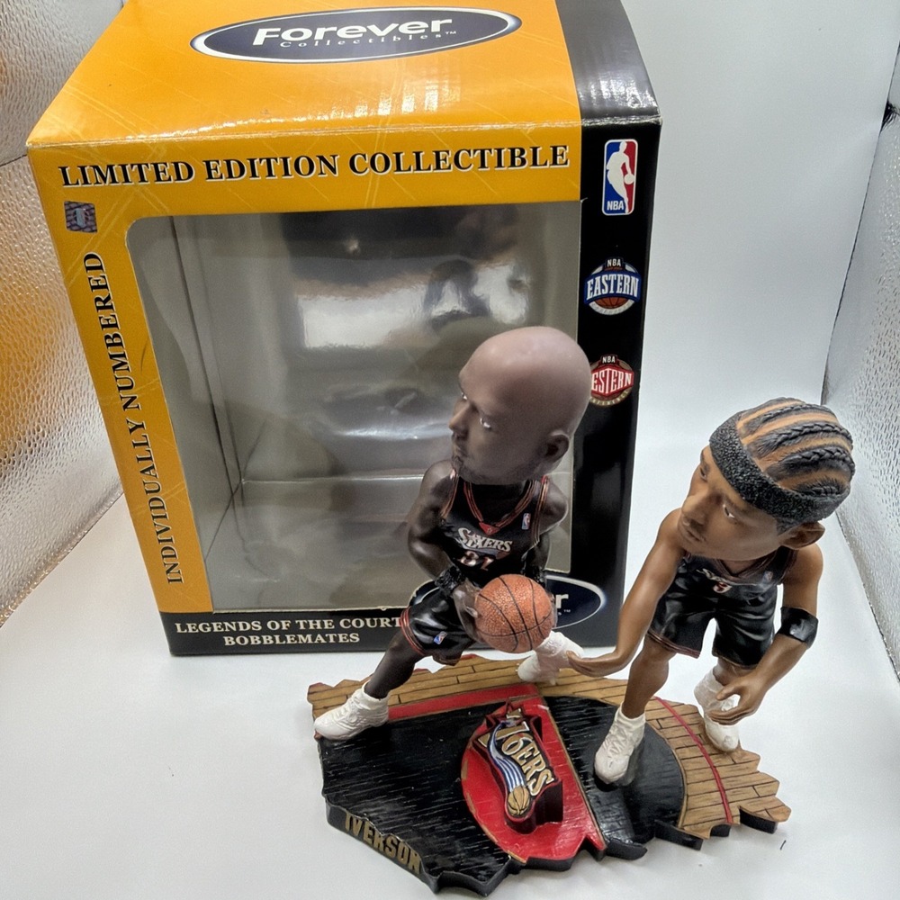 Allen Iverson & Glenn Robinson Bobblehead  Legends of the Court Bobblemates LE